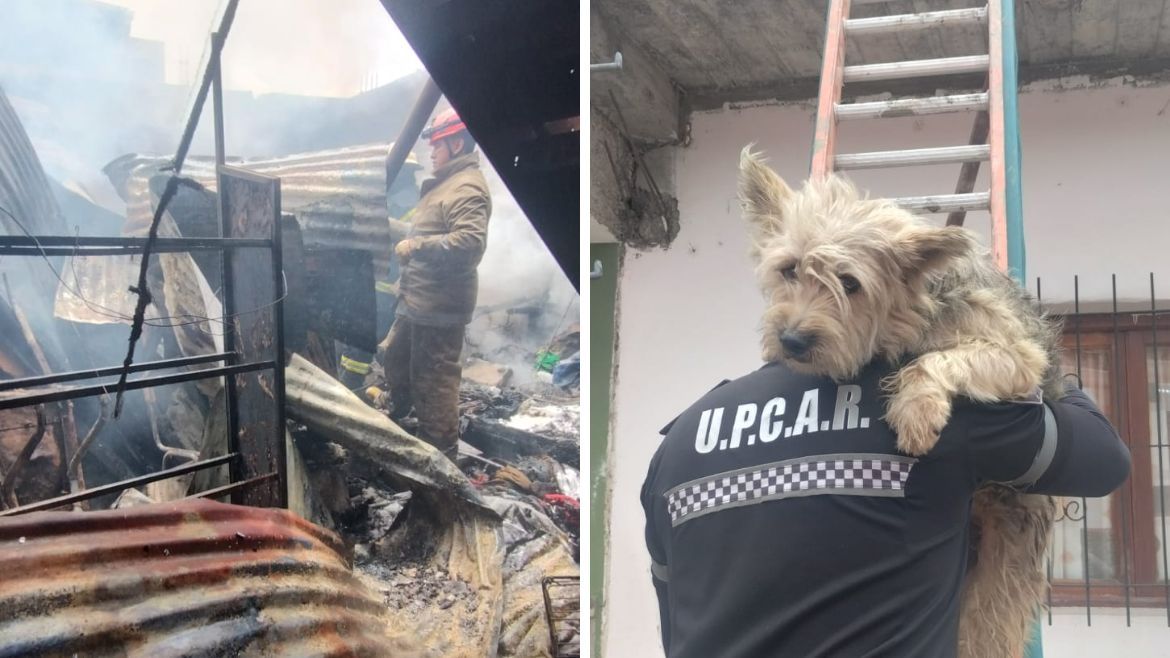 Incendio en capital.