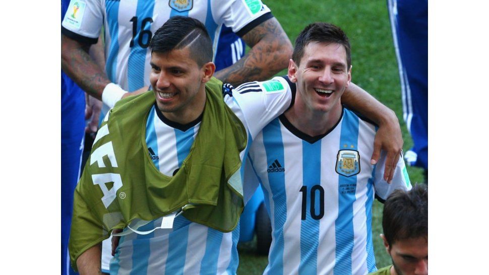 Messi y Aguero