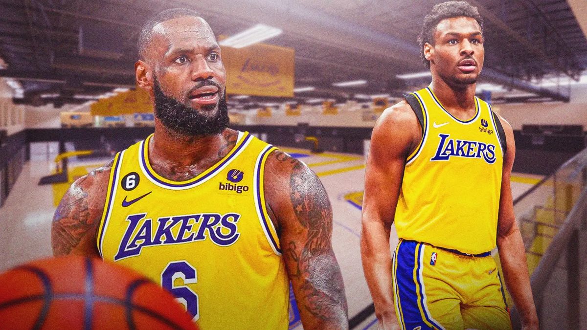 LeBron James y su hijo mayor, Bronny James, marcaron un récord histórico.