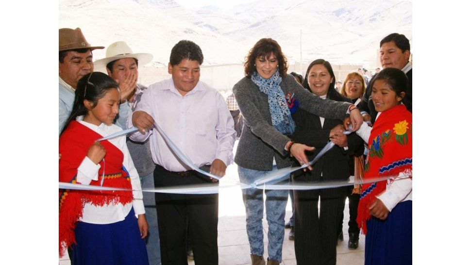 Inauguración  en Santa Ana
