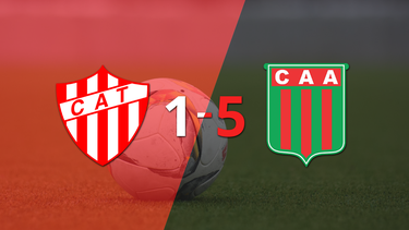 Contundente 5-1 de Agropecuario Argentino en su visita a Talleres (RE)