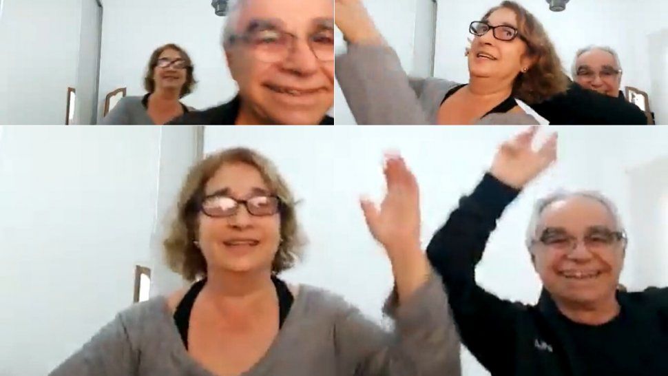 Están separados pero se juntaron para pasar la cuarentena: mira el video