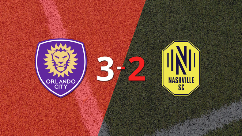 Martín Ojeda anota doblete en la victoria agónica por 3 a 2 de Orlando City SC sobre Nashville SC