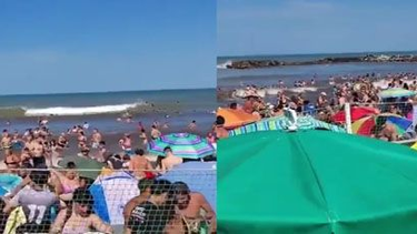 Pánico en la Costa Atlántica de Bs. As. por una ola gigante que dejó un muerto y 35 heridos
