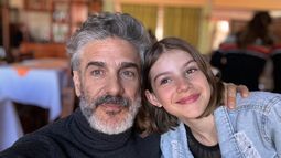 Francesca Varela junto a Leonardo Sbaraglia