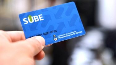 Tarjeta SUBE.