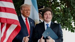 Durante la negociación del acuerdo comercial, Javier Milei fue recibido por Donald Trump en la Casa Blanca.&nbsp;