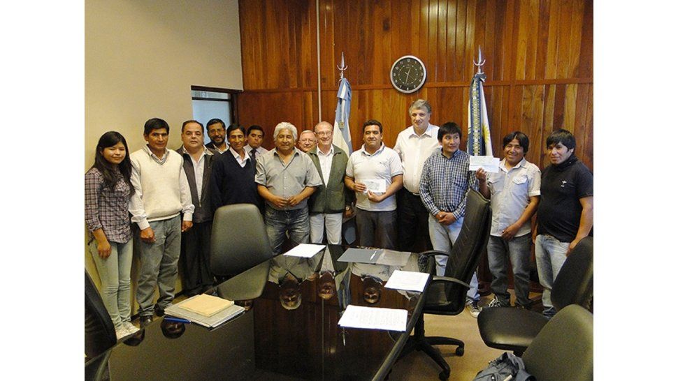 Entrega de beneficios a productores