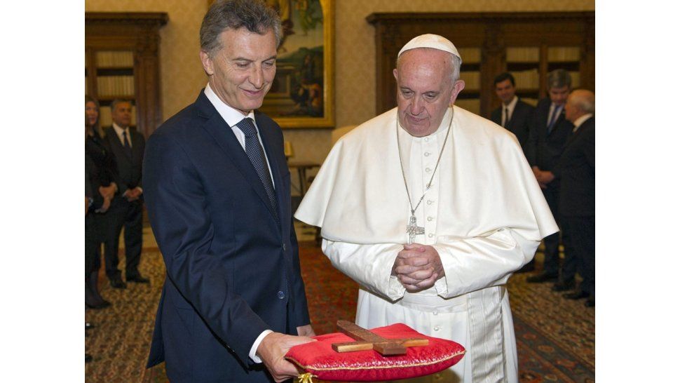 Papa Francisco y Mauricio Macri