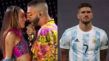Tini Stoessel bailó sensualmente junto al artista colombiano, y De Paul recibió un sin fin de memes.