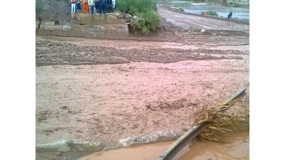 Crecida del río
