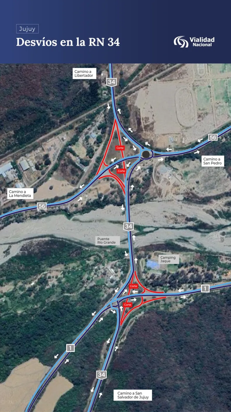 Rutas de Jujuy - RN 34 KM 1188 al 1190