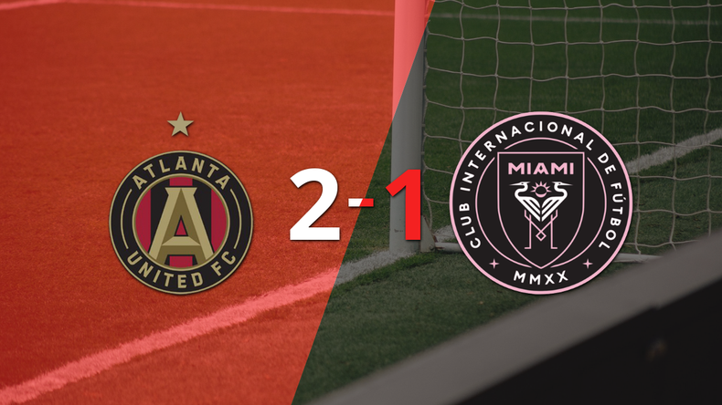 Atlanta United lo dio vuelta ante Inter Miami y venció por 2 a 1 con gol agónico