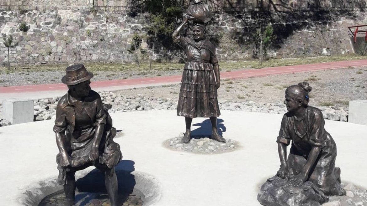 Todo Jujuy | Parque Lineal Xibi-Xibi: Nuevas esculturas de Las Lavanderas