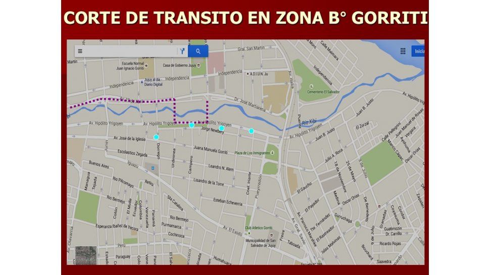 Cortes de calles