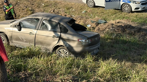 Todo Jujuy | Vuelco en Ruta 66: una mujer y dos adolescentes resultaron con golpes leves