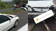 El auto quedó destrozado y es viral.