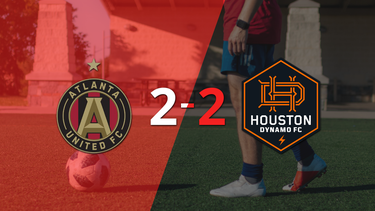 Houston sacó un punto luego de empatar a 2 goles con Atlanta United