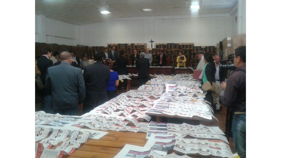 Boletas elecciones 2015