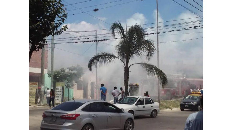 Incendio en Coronel Arias