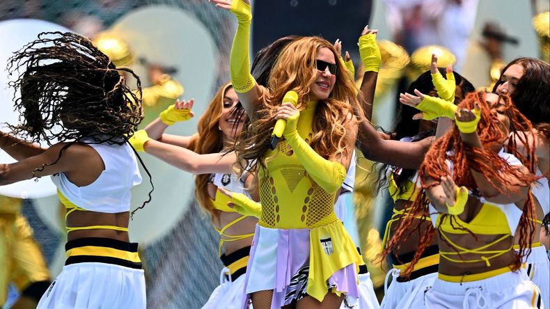 La inauguración del Mundial 2026 en México: la presencia de Salma Hayek y el look de Shakira.&nbsp;