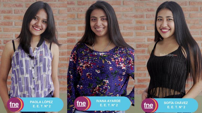 Candidatas de la EET 2