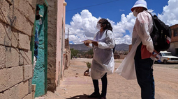 Búsqueda de casos de Covid-19 en Jujuy. /Archivo