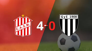 San Martín (T) le pasó por encima 4-0 a Gimnasia (Mendoza)