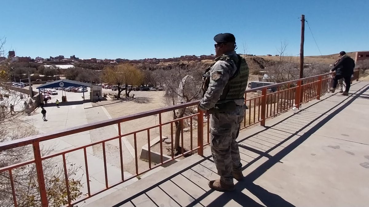 Recorrida por la seguridaden la frontera norte