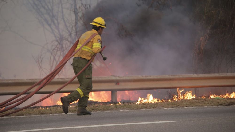 Incendio preocupante.