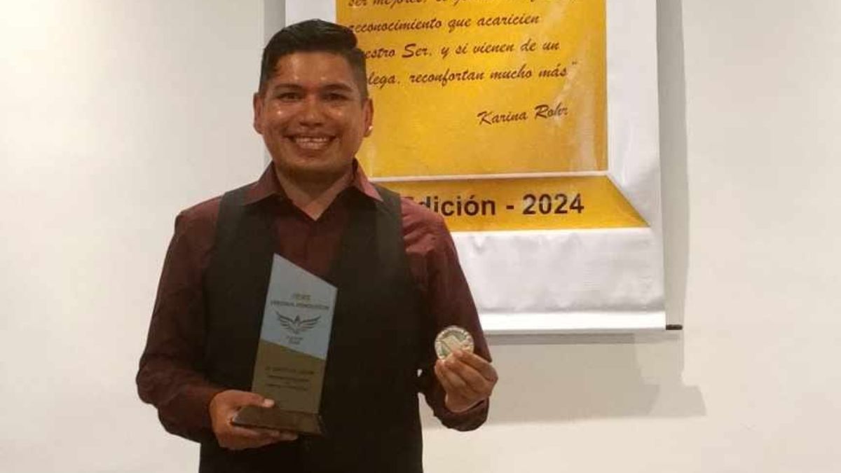 Oscar Puca, entre los mejores enfermeros del país.