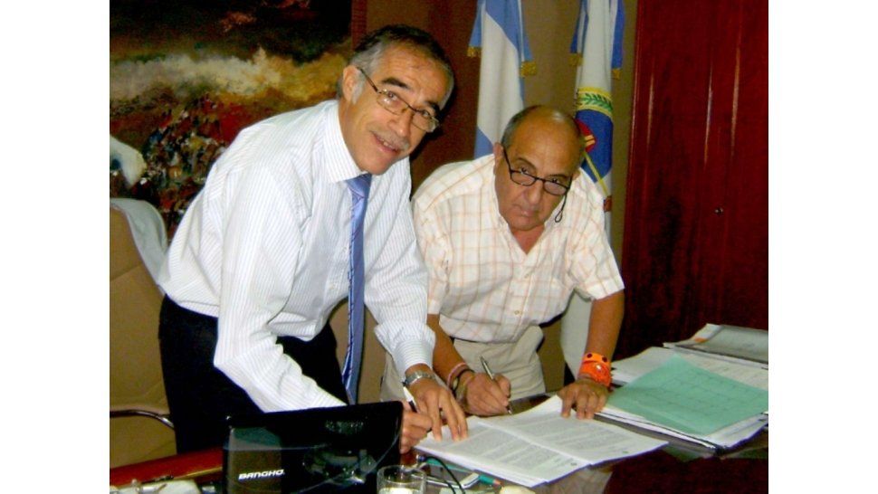 Firmaron convenio