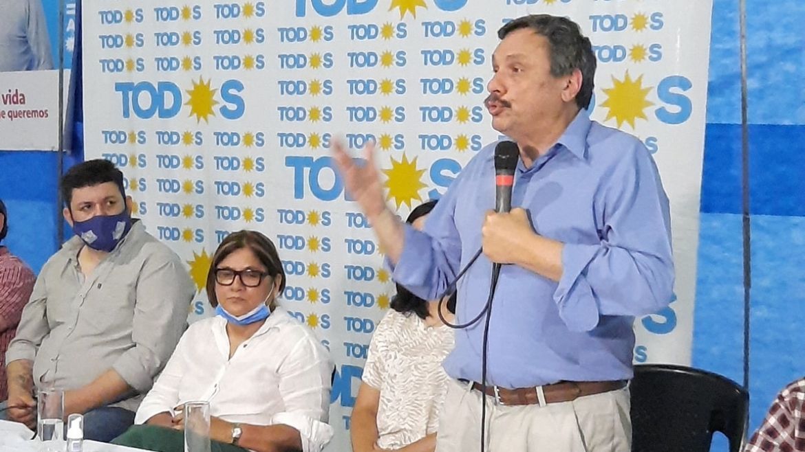 Rodolfo Tecchi, candidato a diputado del Frente de Todos.