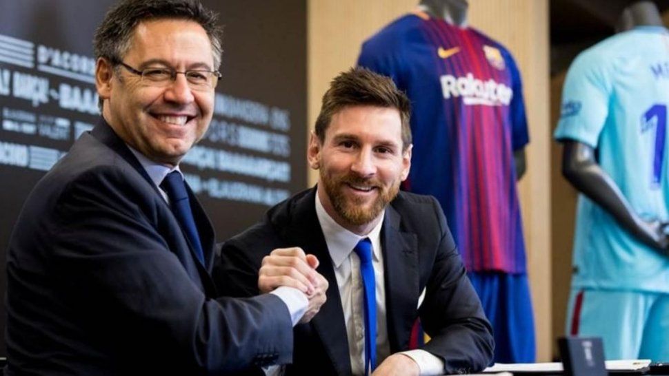 Messi, Bartomeu y Barcelona