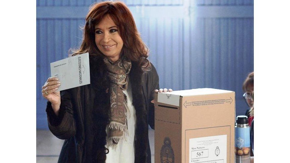 Votó Cristina