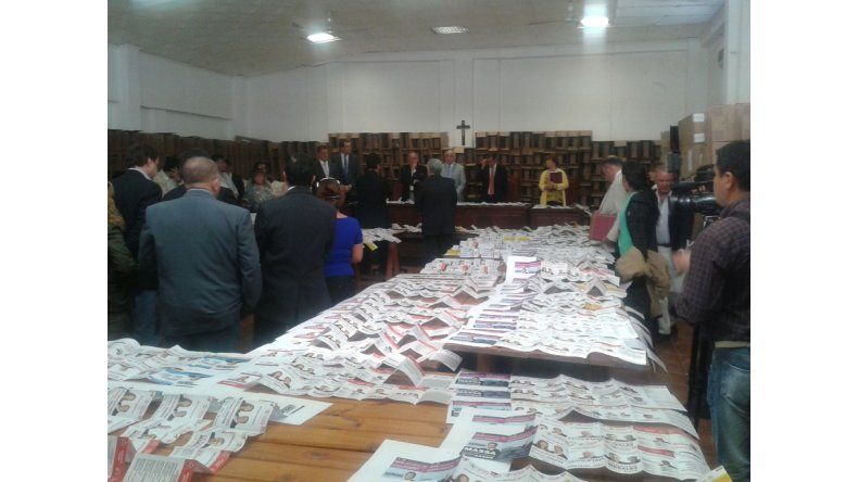 Boletas elecciones 2015