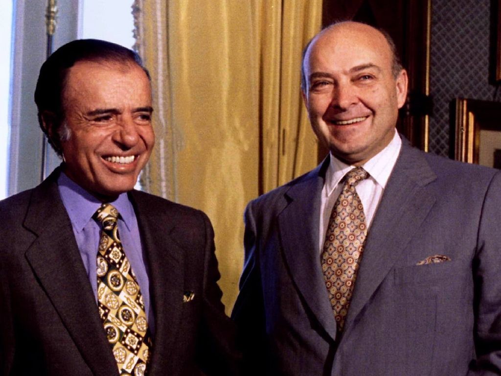 Carlos Menem y Domingo Cavallo