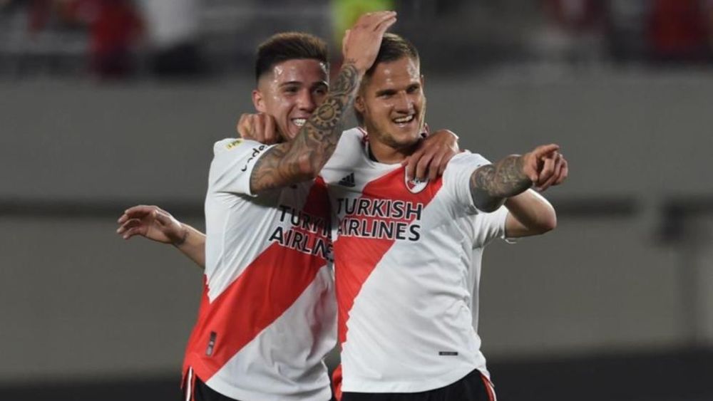 River goleó a Argentinos en el Monumental y se afirma en la punta.&nbsp;