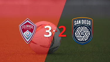 Partido de alta intensidad concluye con Colorado Rapids superando a San Diego FC 3-2