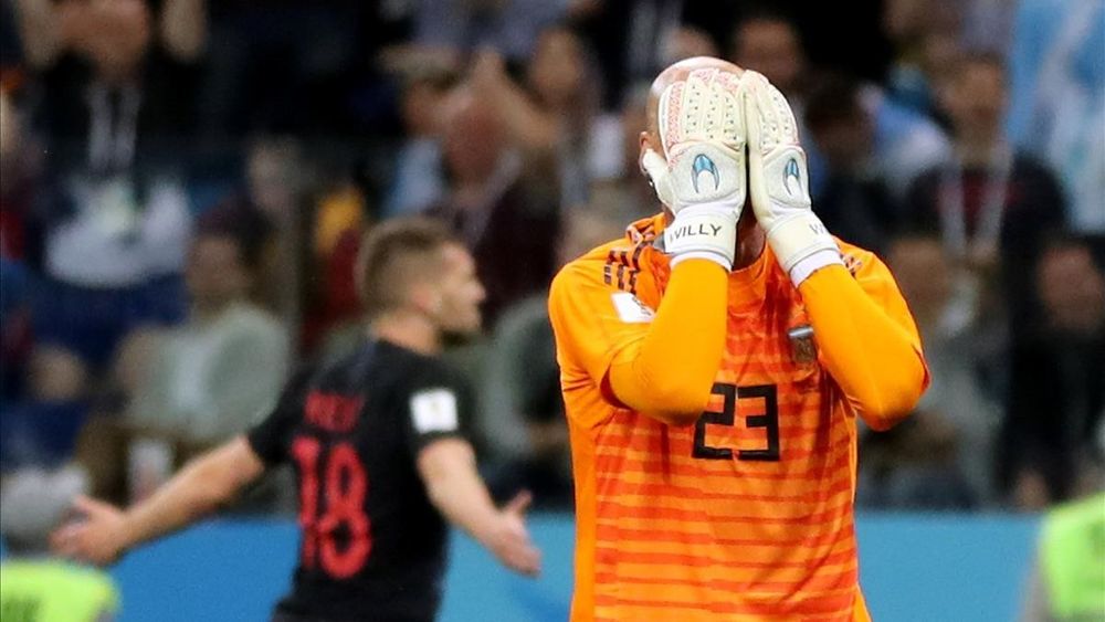Caballero respondió a los insultos por el error ante Croacia