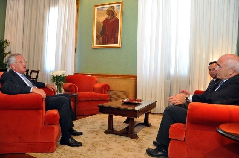 Fellner recibió a Meyer