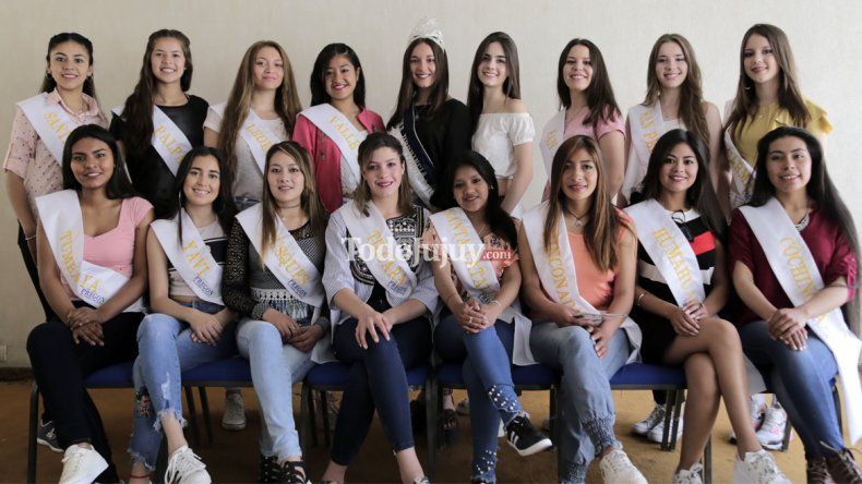 Conocé a las 16 candidatas a Reina Provincial de los Estudiantes