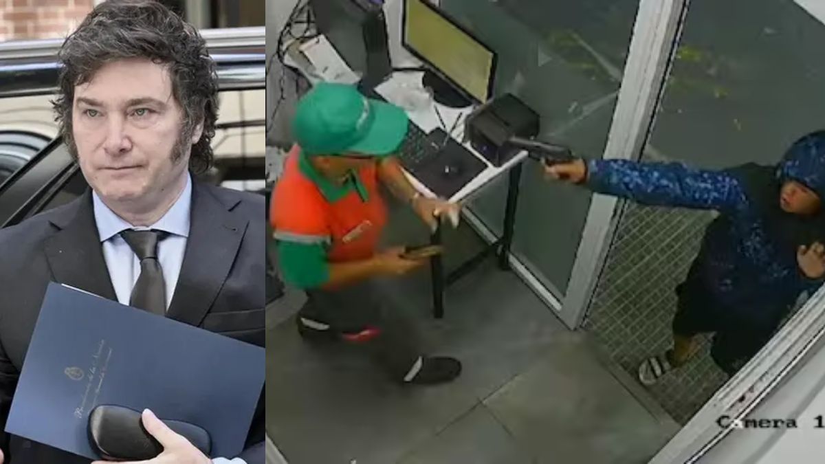 Javier Milei condenó los crímenes en Rosario.