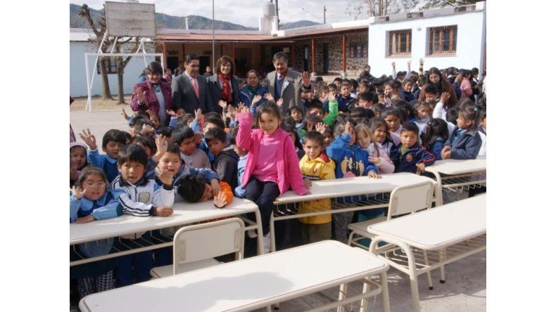 Junto a los estudiantes