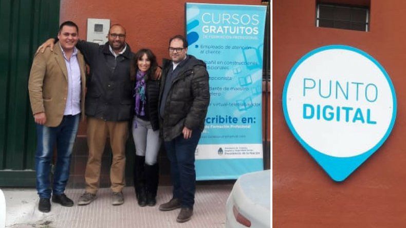 Apostando a la tecnología: el Punto Digital recibió una importante visita nacional