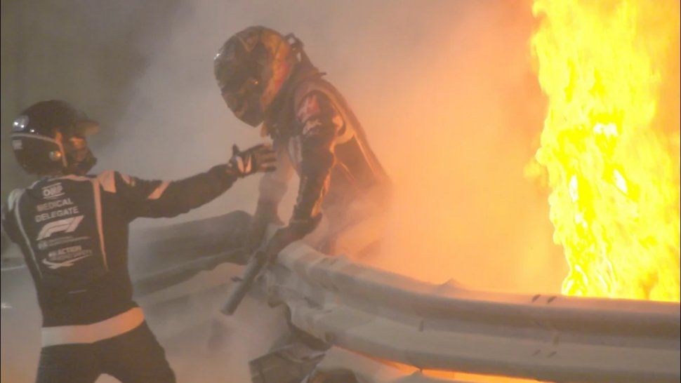 Fórmula 1: impresionante accidente en el GP de Bahrein