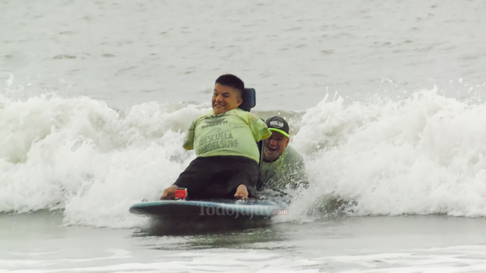 Todo Jujuy | Juegos Evita: Aaron Chávez cumplió su sueño de surfear (Foto: Emmanuel Vera)