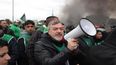 Con Rodolfo Aguiar a la cabeza, ATE hizo un bloqueo al aeropuerto de Córdoba para el acto del 25 de Mayo de Milei.