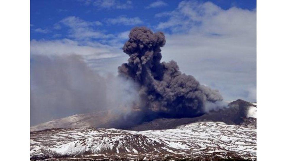 Volcan en actividad