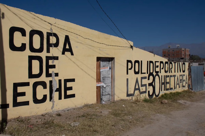 La fachada del lugar.